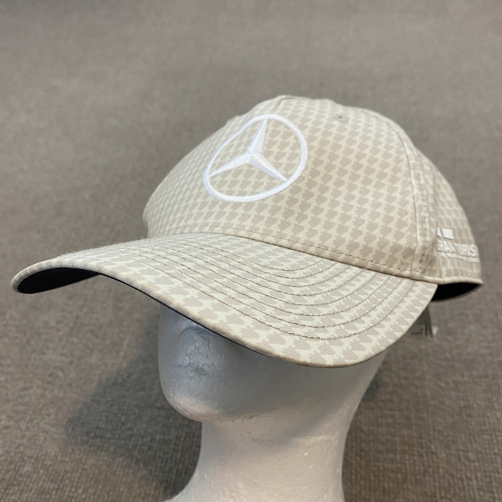 Mercedes AMG Petronas Hat Cap Strap Back Mens One Size Beige Racing Gran Turismo